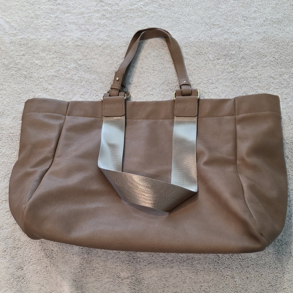 Free People Tan Tote Bag